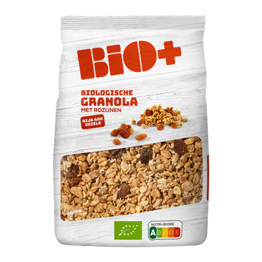 Bio+ Granola rozijnen