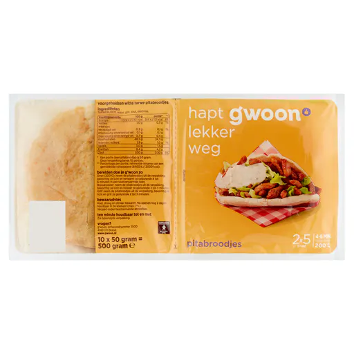 g'woon Pitabroodjes