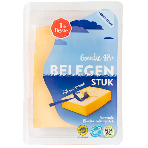 1 de Beste Belegen kaas 48+ stuk