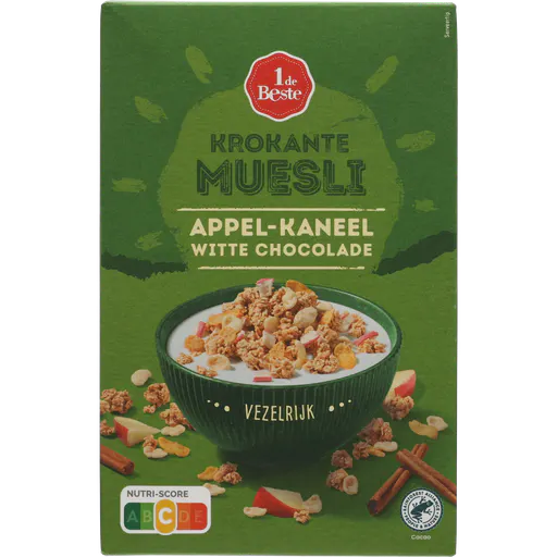 1 de Beste Krokante muesli appel kaneel