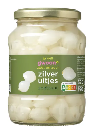 g'woon Zoetzure Zilveruitjes