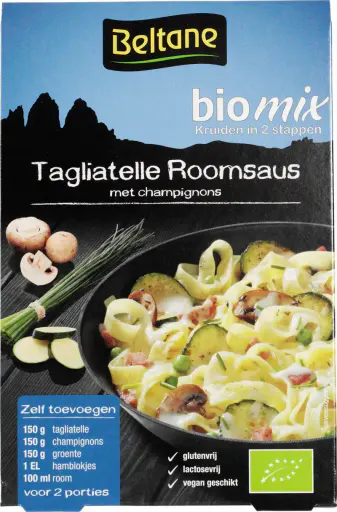 Mix voor tagliatelle roomsaus