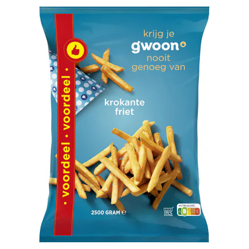 g'woon Krokante Friet Voordeelverpakking
