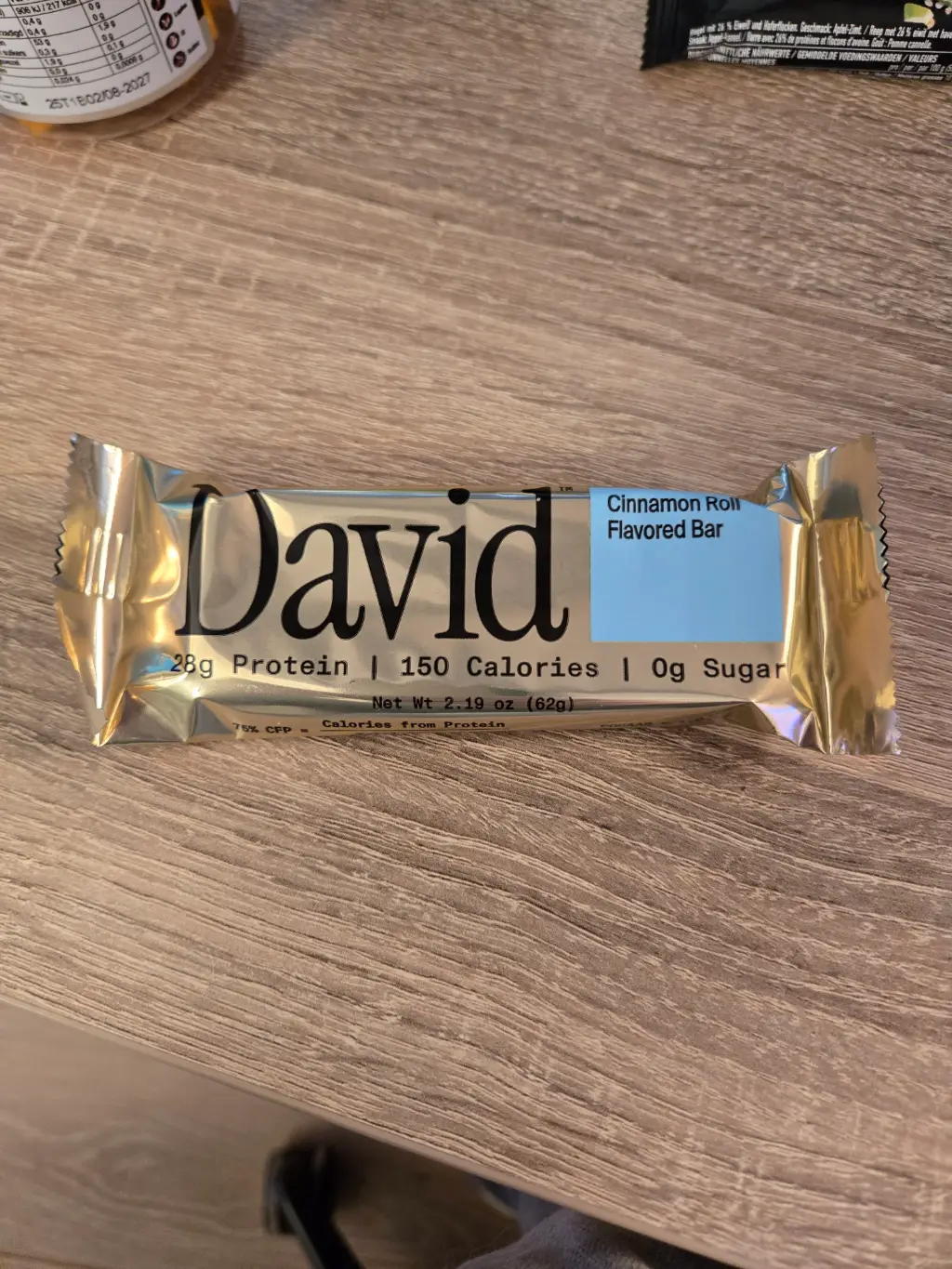 David Bar, cinnamon roll flavored bar