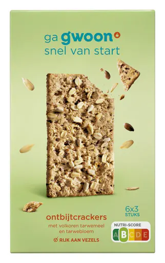 g'woon Volkoren Ontbijtcrackers