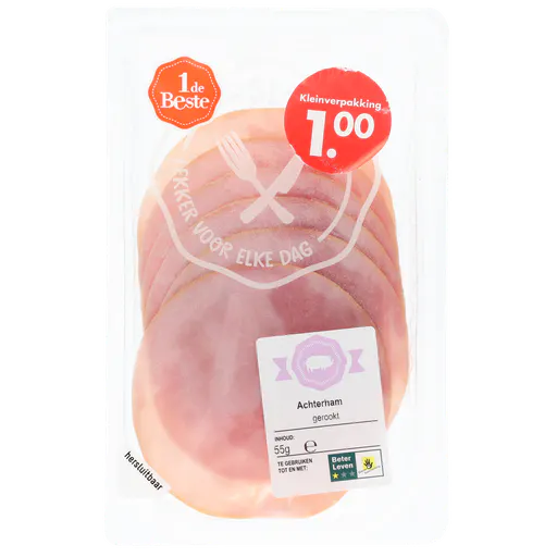 1 de Beste gerookte ham