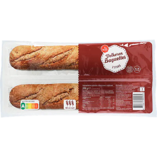 1 de Beste Baguettes volkoren 2 st.